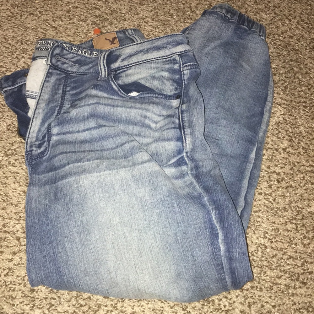 American Eagle jean joggers women’s super stretch